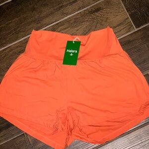 Brand new Halara shorts faded orange color